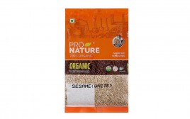 Pro Nature Organic Sesame (White)   Pack  500 grams